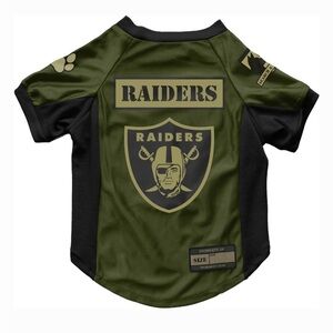 NFL Las Vegas Raiders Valor Stretch Dog Jersey, Size: Small- NWT